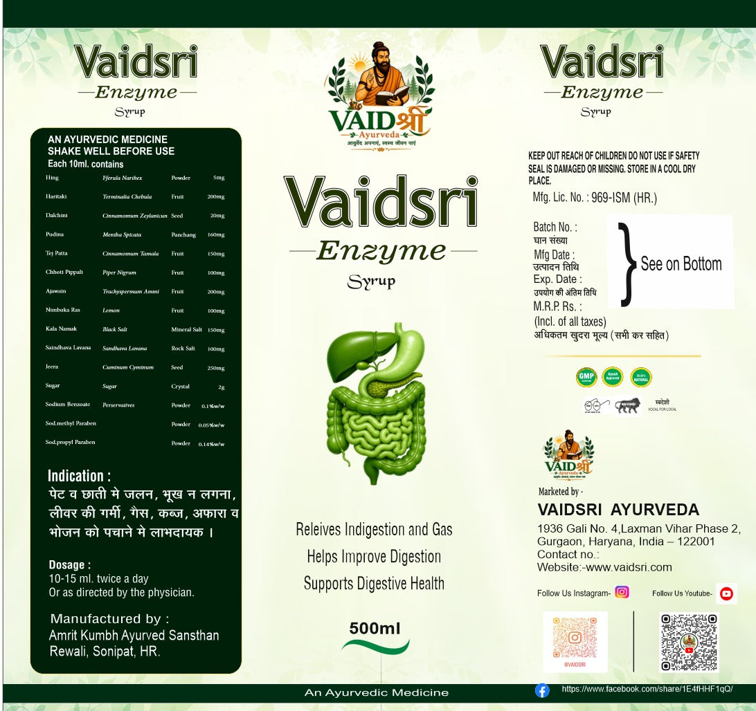 Vaidsri Enzyme - Digestive care