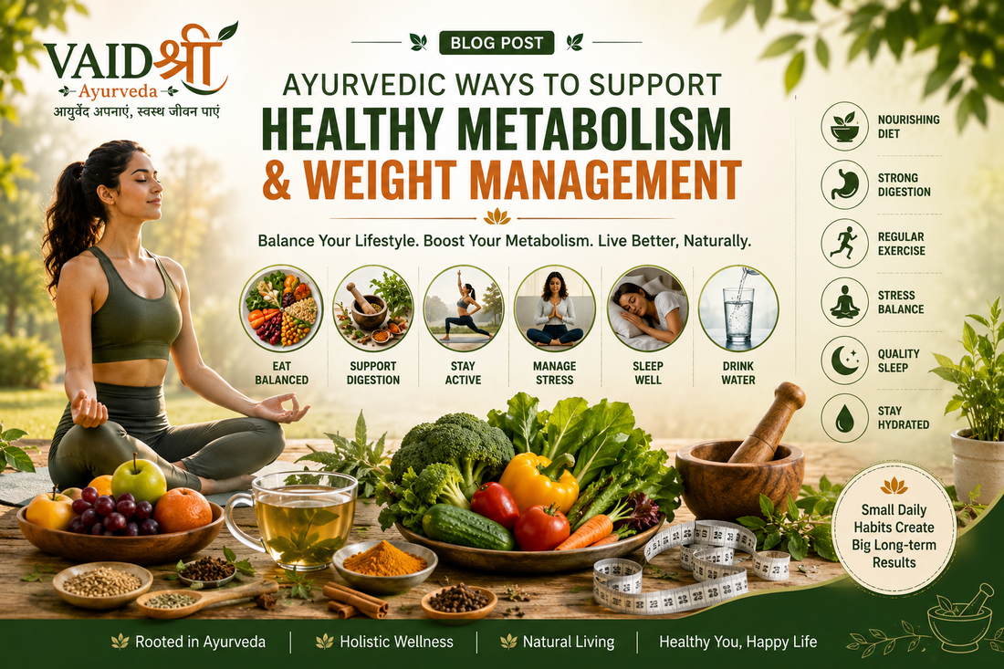 Ayurvedic Ways to Support Healthy Metabolism and Weight Management
